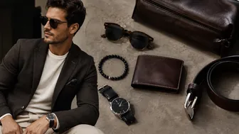 Acessórios masculinos que elevam qualquer produção