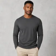 Miniatura — Camiseta Manga Longa Chumbo
