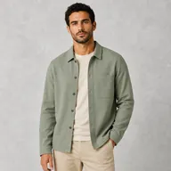 Miniatura — Camisa Jaqueta Verde Musgo