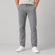 Miniatura — Calça Sarja Cinza