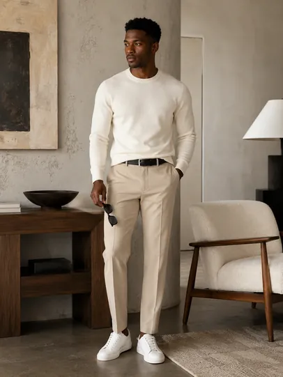 Foto do cliente — Suéter Tricot Off-White